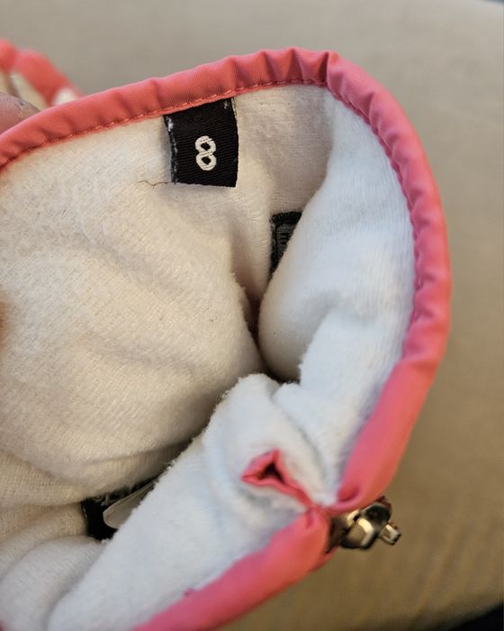 Mănuși schi snowboard damă BOGNER, mărimea 8 — piele + Primaloft roz