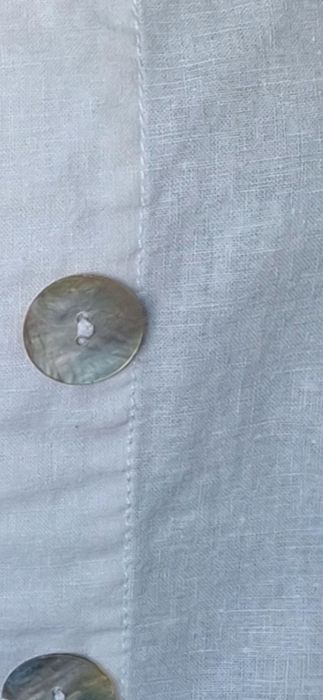 Бяло ленено сако