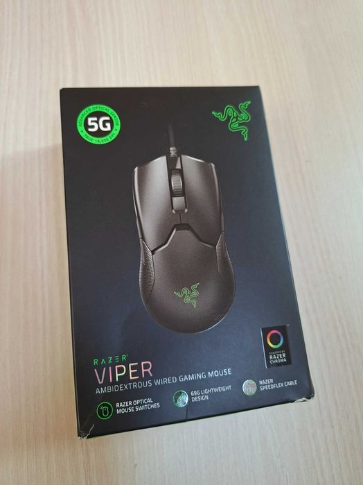 Razer Viper геймърска мишка с grip tape