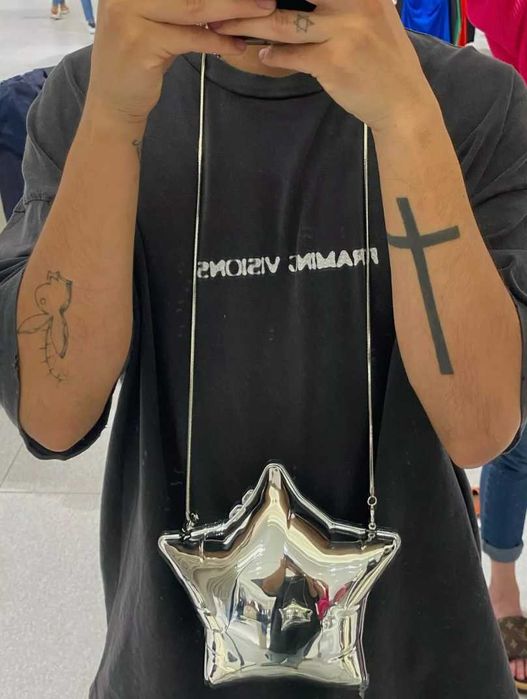 ZARA малка чанта във форма на звезда