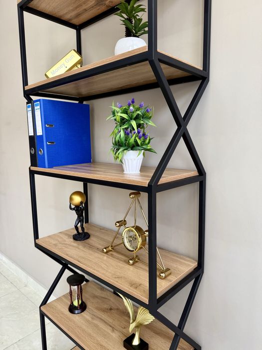 Стеллаж/лофт стеллажи/полки/stellaj loft uslubida