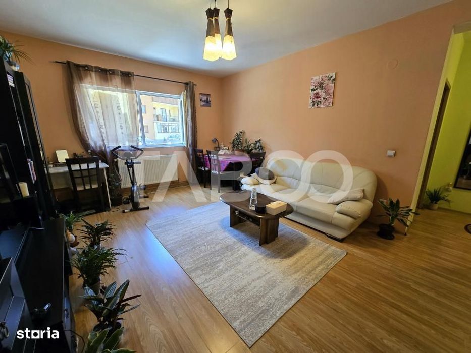 Apartament decomandat de vanzare 2 camere 64 mpu balcon Selimbar Sibiu