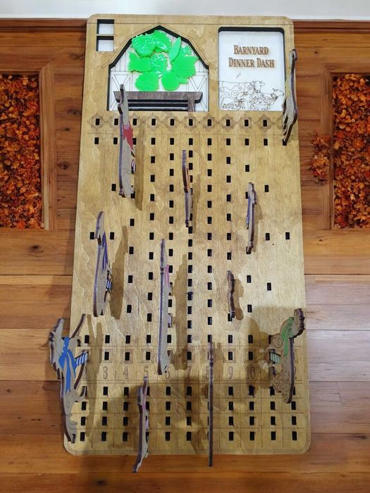 Ръчно изработена игра "Бързата вечеря в двора"– Семейна игра с животни