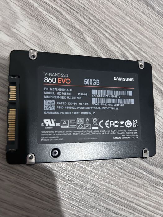 Ssd Sata Samsung 860 Evo 500GB