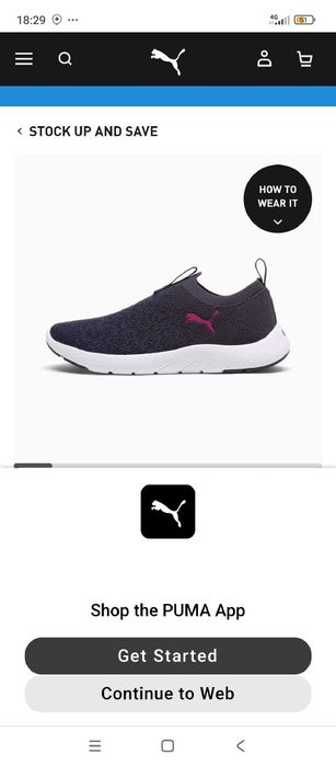 Puma Softride Remi Slip-on Knit woman's