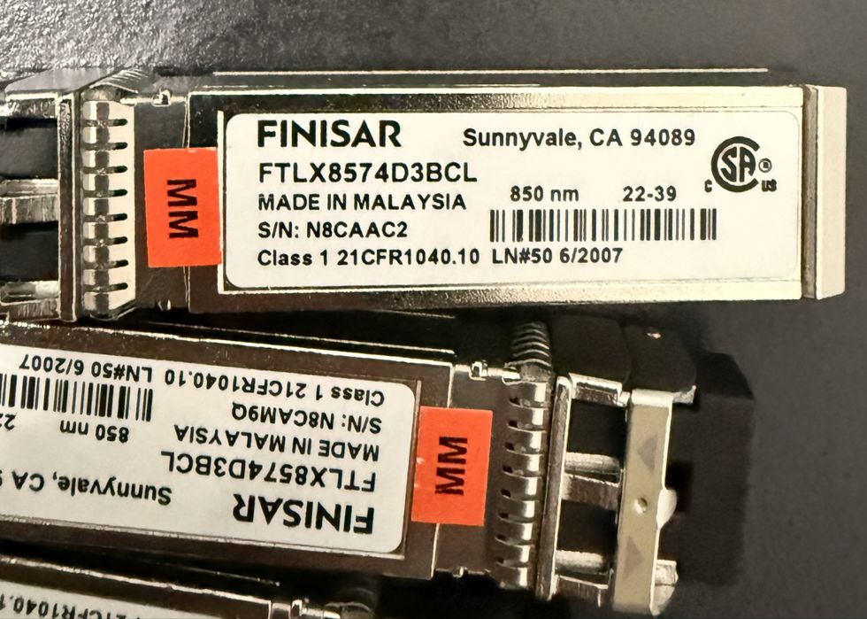 Sfp модуль FINISAL ftlx8574d3bcl  - 4 шт
