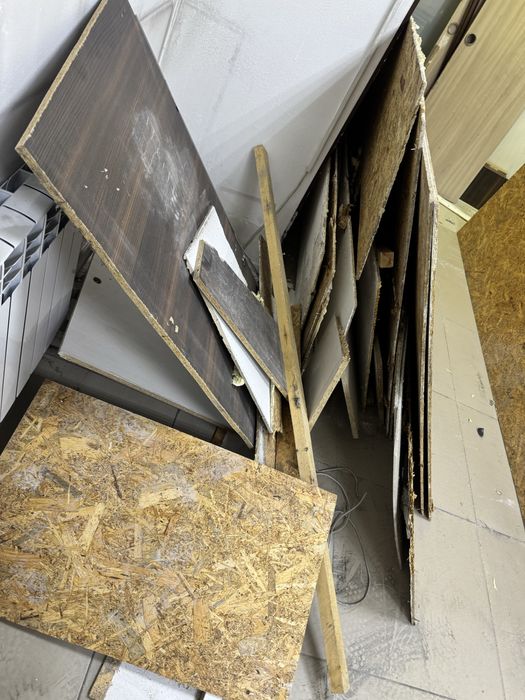 Отдам даром  ЛДСП, ОСБ и деревянных материалов