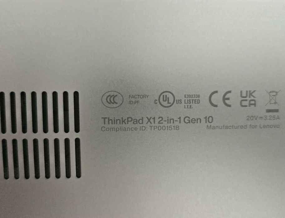 Lenovo ThinkPad X1, 2 in 1, Gen 10, AE