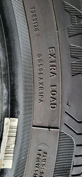 2 anvelope 215 55 17 goodyear de vara 2020 7mm