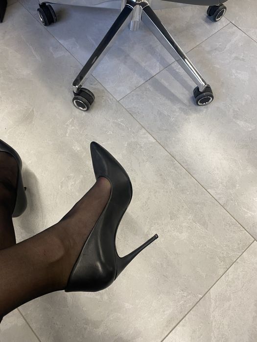 Туфли кожаные шпилька