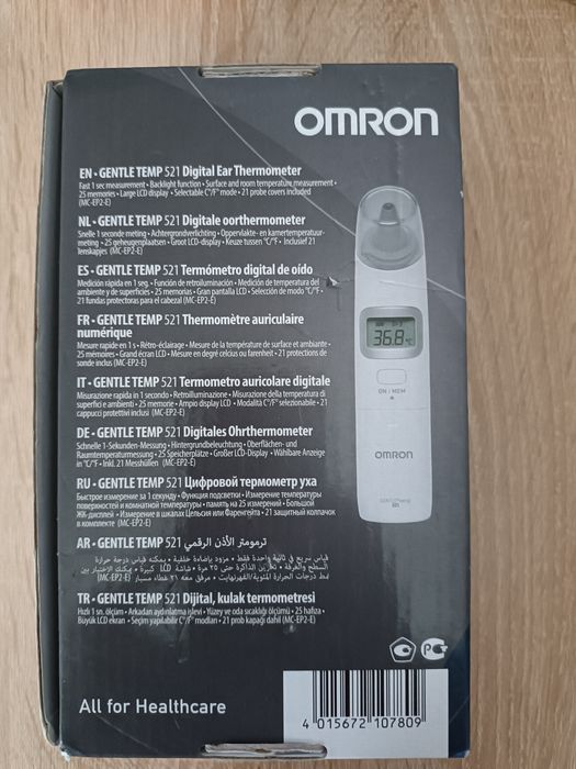 Omron Gentle Temp 521 Комбиниран термометър за ухо