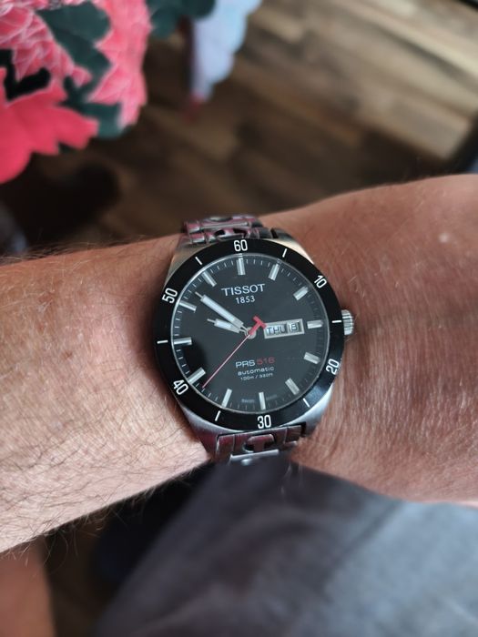 БАРТЕР Tissot prs 516 automatic в идеално състояние пълен комплект