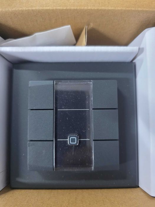 Întrerupător de perete Homematic IP Smart Home - 6 poziții, Antracit