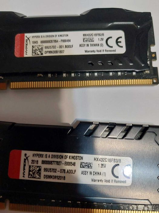 8GB DDR4 3200Mhz - HyperX Fury