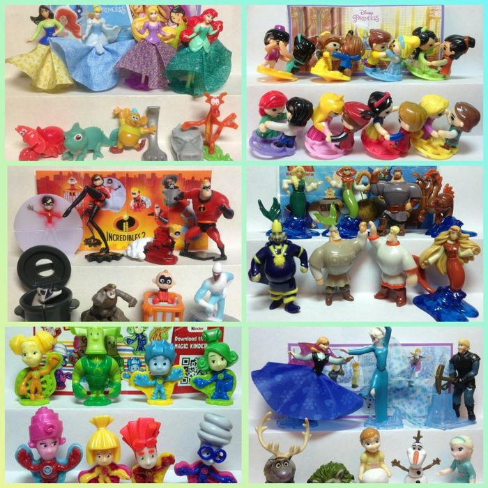 Серии Киндер игрушек