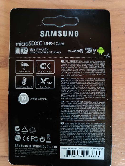 Карта памет SAMSUNG с гаранция.