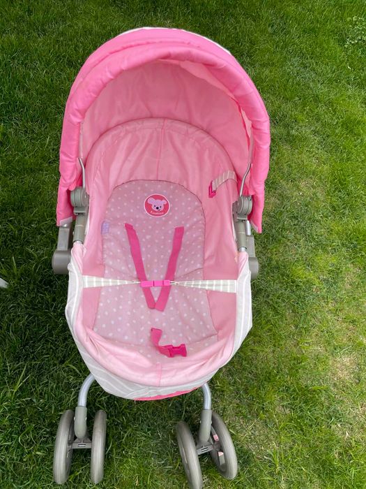 Landou, scaun de masa si cosulet pentru papusi