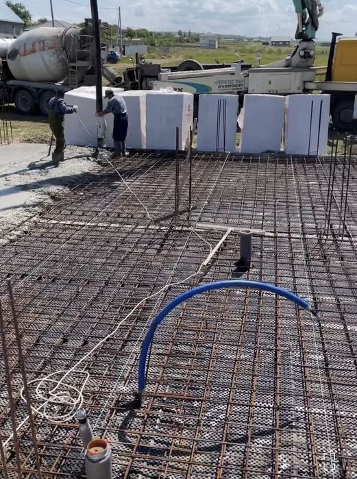 Бетонные работа. Арматурщики