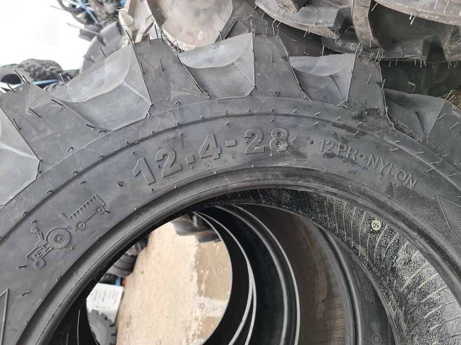 Cauciucuri noi 12.4-28 PANTHER POWER 12PR anvelope robuste FIAT, SAME