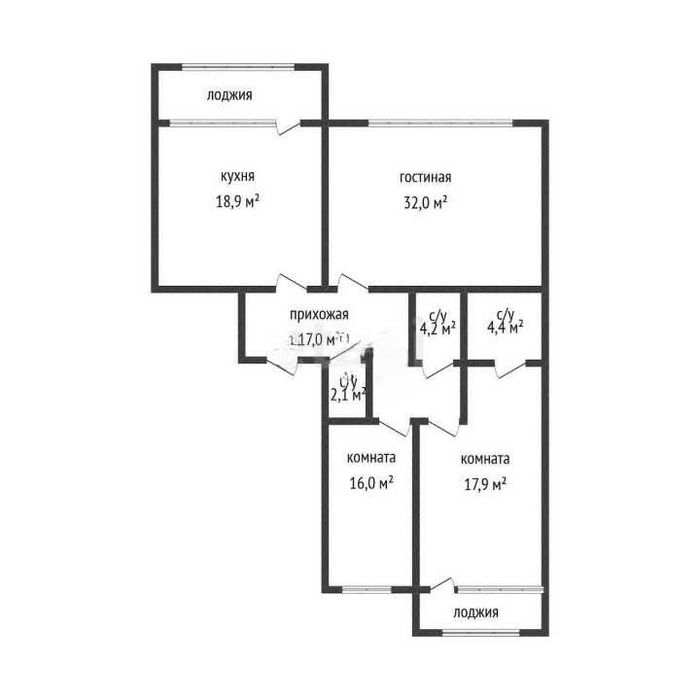 Продажа 3-комнатной квартиры