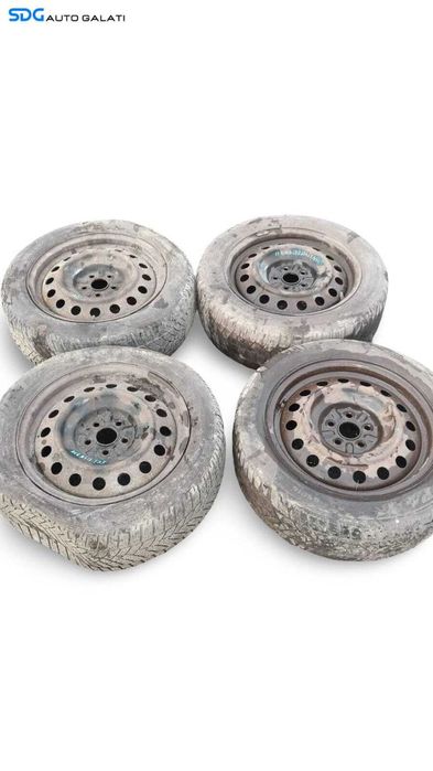 Set 4 Jante Roti Tabla 205 55 R16 6½Jx16H2 Toyota Avensis T25 2003 - 2009 Cod 2160612 [M9781]