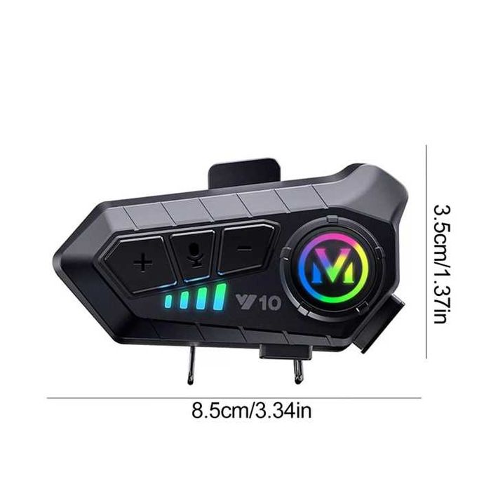 Bluetooth слушалка за моторна каска с интерком и шумопотискане