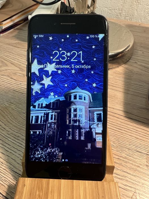 iPhone 7 Black (Черный) — 100% АКБ + кабель зарядки