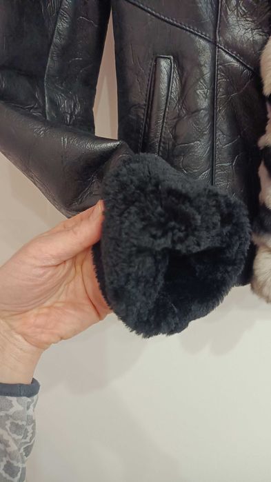 Невероятно дамско яке от естествен косъм