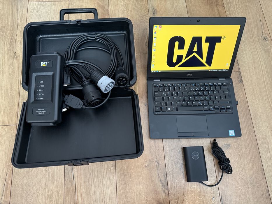 Tester/Diagnoza Caterpillar ET4+Leptop Dell 5490 cu  2025A, SIS 2021