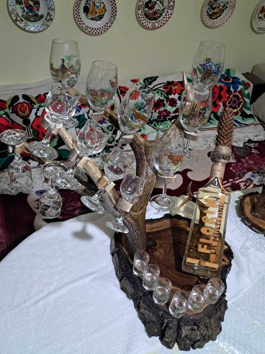 sticle Personalizate ,Suport la Pahare pe Coarne de Cerb,Para,Costume