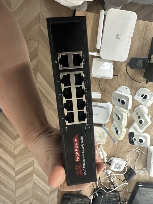 Хаб для сети, сетевой алаптер