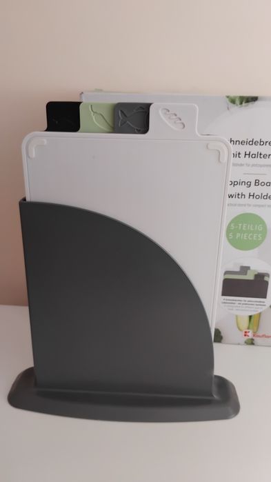 Комплект дъски за рязане със стойка