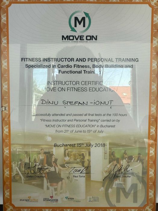 Antrenor Personal acreditat