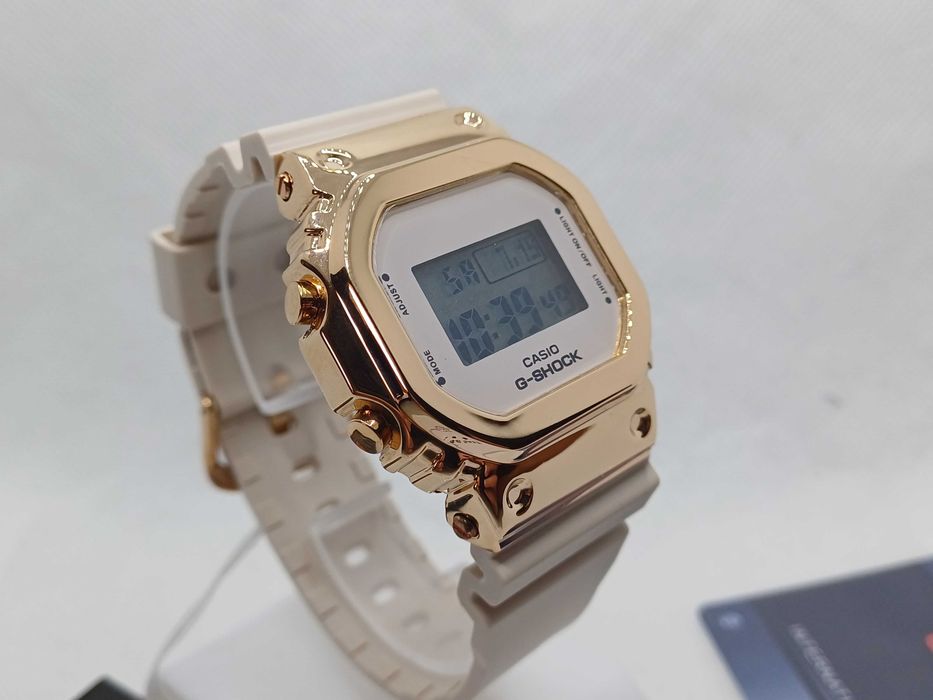 Ceas unisex Casio g shock gm 5600sg Metal Gold-Jely Nou,Garantie 2 ANI