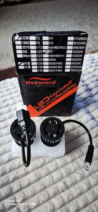 Becuri led auto H7 set - 2 buc