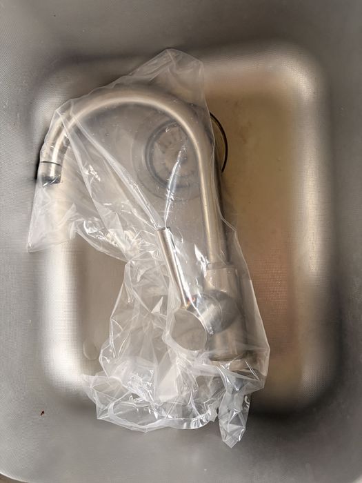 Chiuveta bucatarie FRANKE de colt, 2 cuve, inox satinat+ baterie