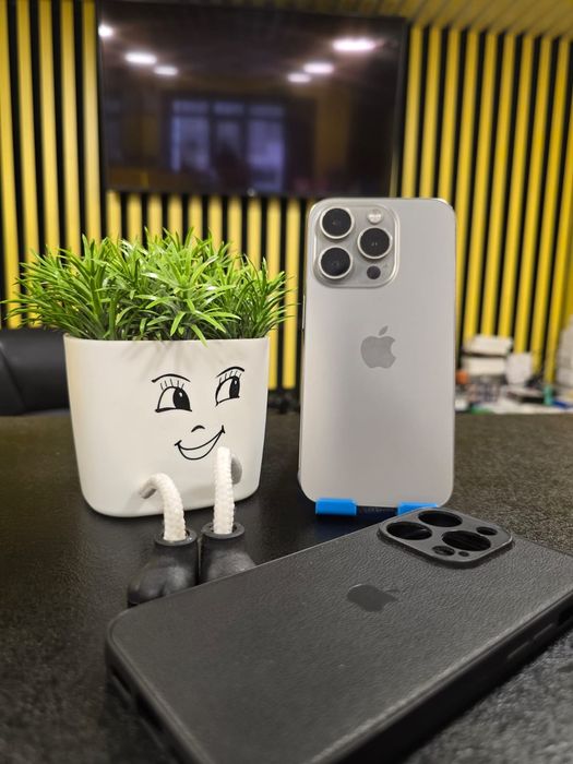 Iphone 15 pro, 128гб, 81% акб, Kaspi 0-0-12