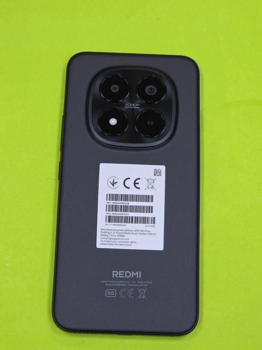КАТО НОВ 512GB Xiaomi Redmi Note 15 Pro Plus 5G Yettel Гаранция 2029 Black