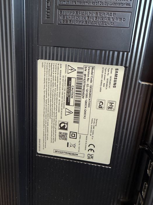 Tv samsung Qled 55Q80C, 138 cm, Smart, 4K Ultra HD cod unic 5673