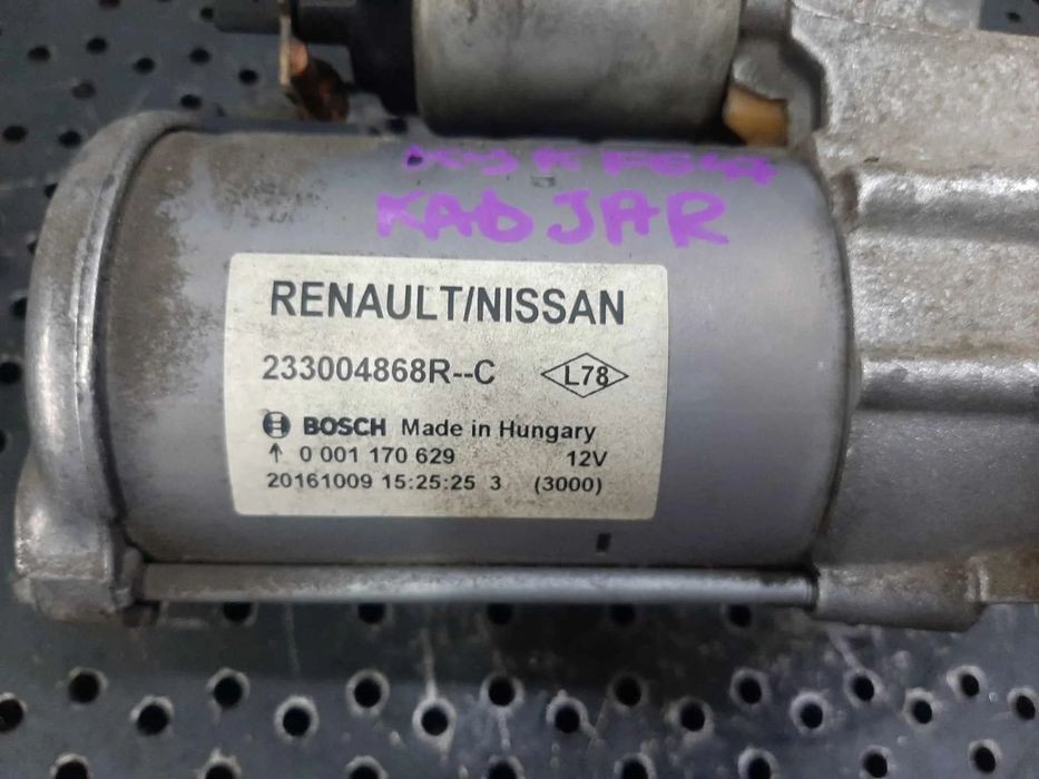 Electromotor k9kf647 1.5 dci 2x4 renault kadjar 233004868r