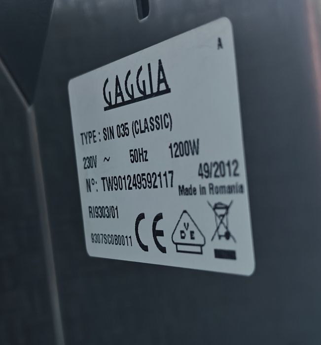 Gaggia Classic 2012 – Recondiționat complet | Rancilio Silvia Steam Wand | Opțional PID