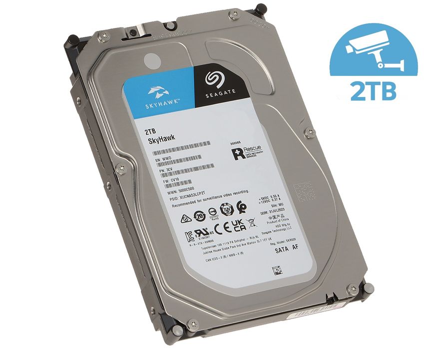 Жесткие диски 2 Tb Seagate SkyHawk