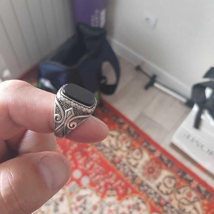 кольцо мужское серебро 925