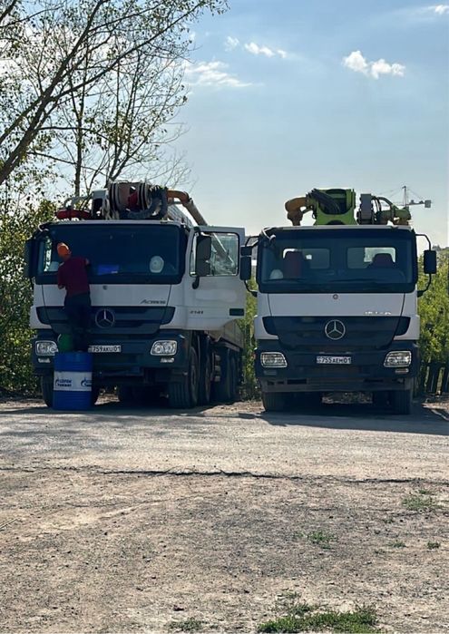 Услуги автобетононасоса