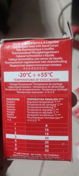 Термо головка для отопления
