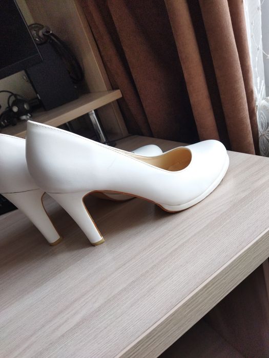 Туфли белые свадебные