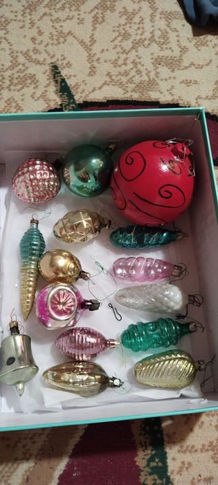 Ёлочные советские игрушки