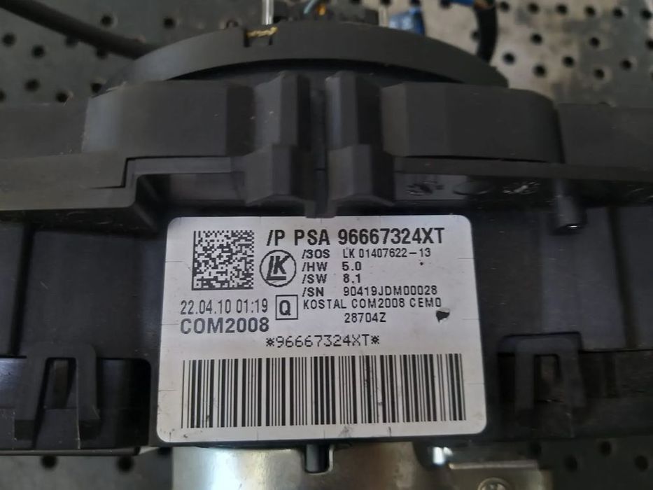 Bloc manete semnalizare stergator parbriz tempomat radio spirala volan citroen c3 2 0430760014 96667324xt