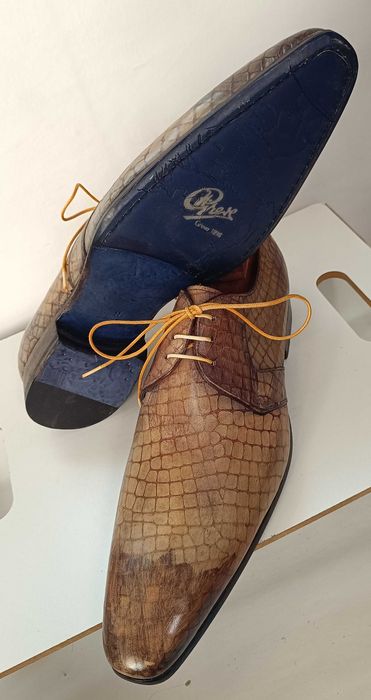 Pantofi de lux 43 43.5 44 44.5 45 45.5 Greve NOI lucrati manual piele