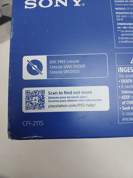 Ps 5 slim digital 825 gb  USA region
